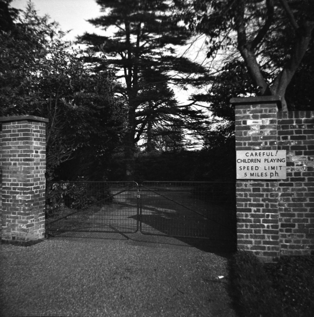 Entrance to Tadworth Court Hospital. 1957.